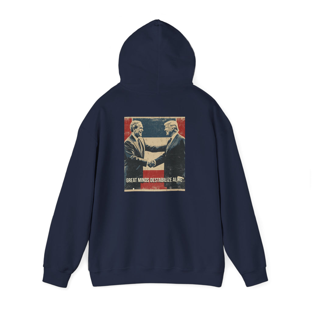 IRAQ-N hoodie with Bush/Trump on back