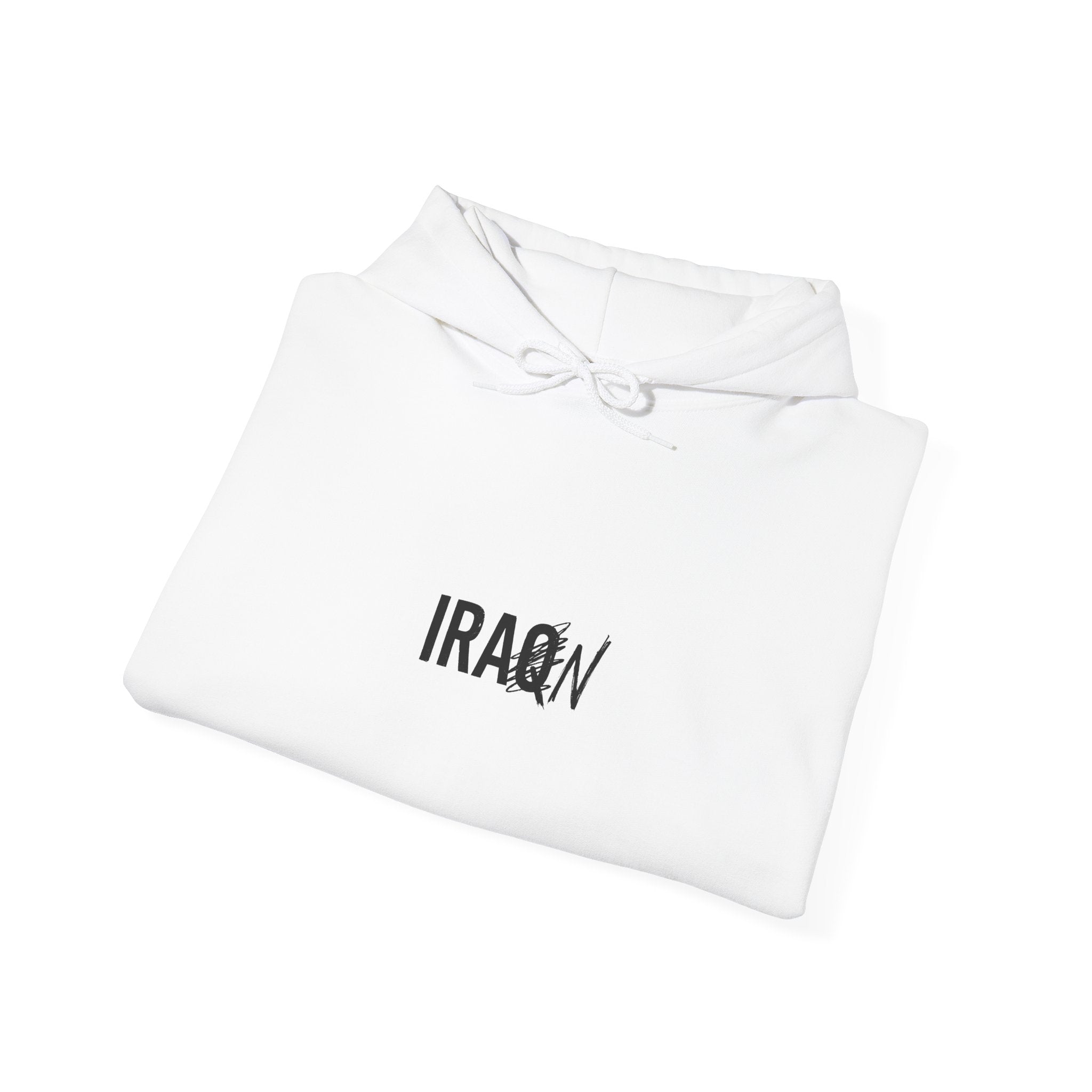 IRAQ-N hoodie with Bush/Trump on back