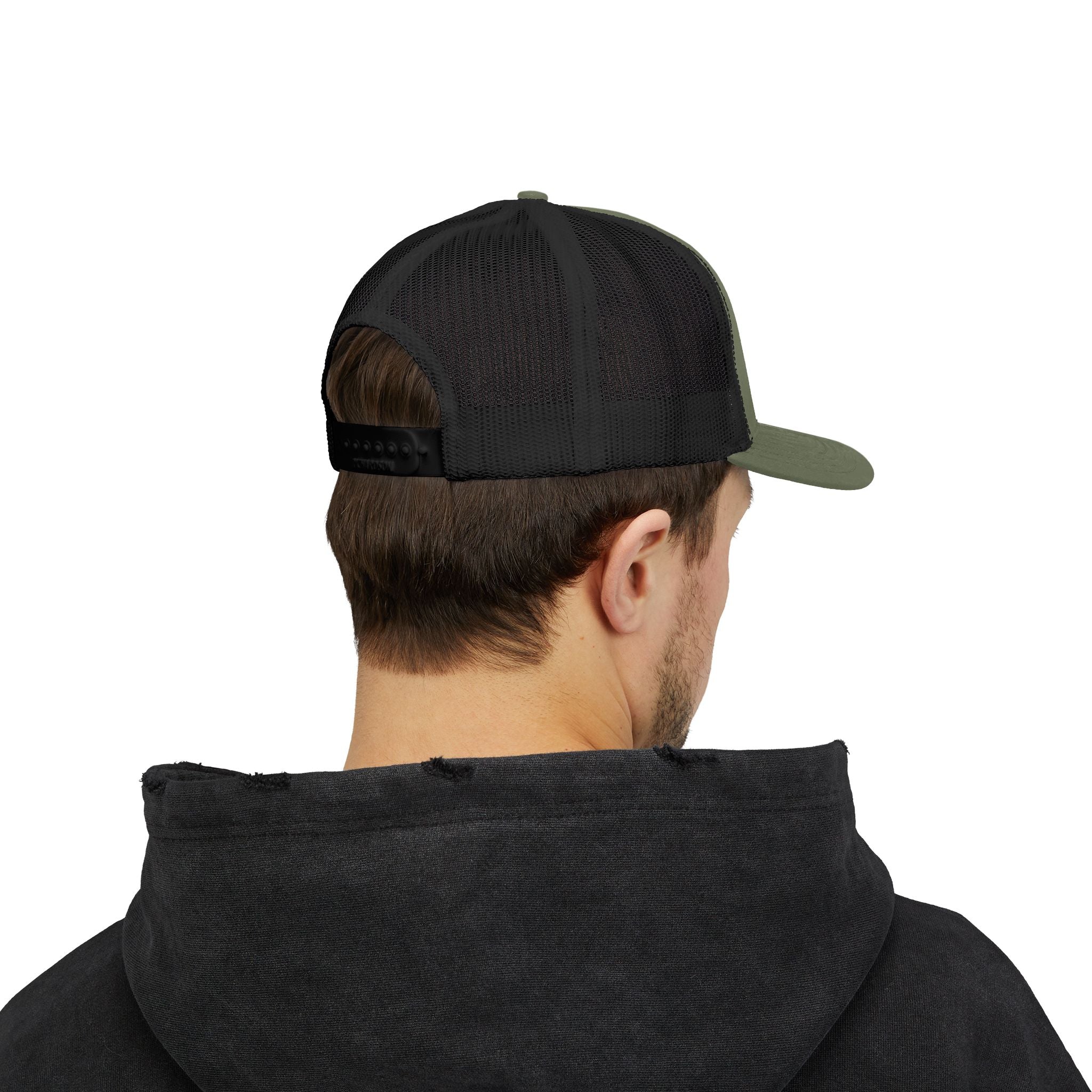 Iraq Distressed Logo Trucker Cap