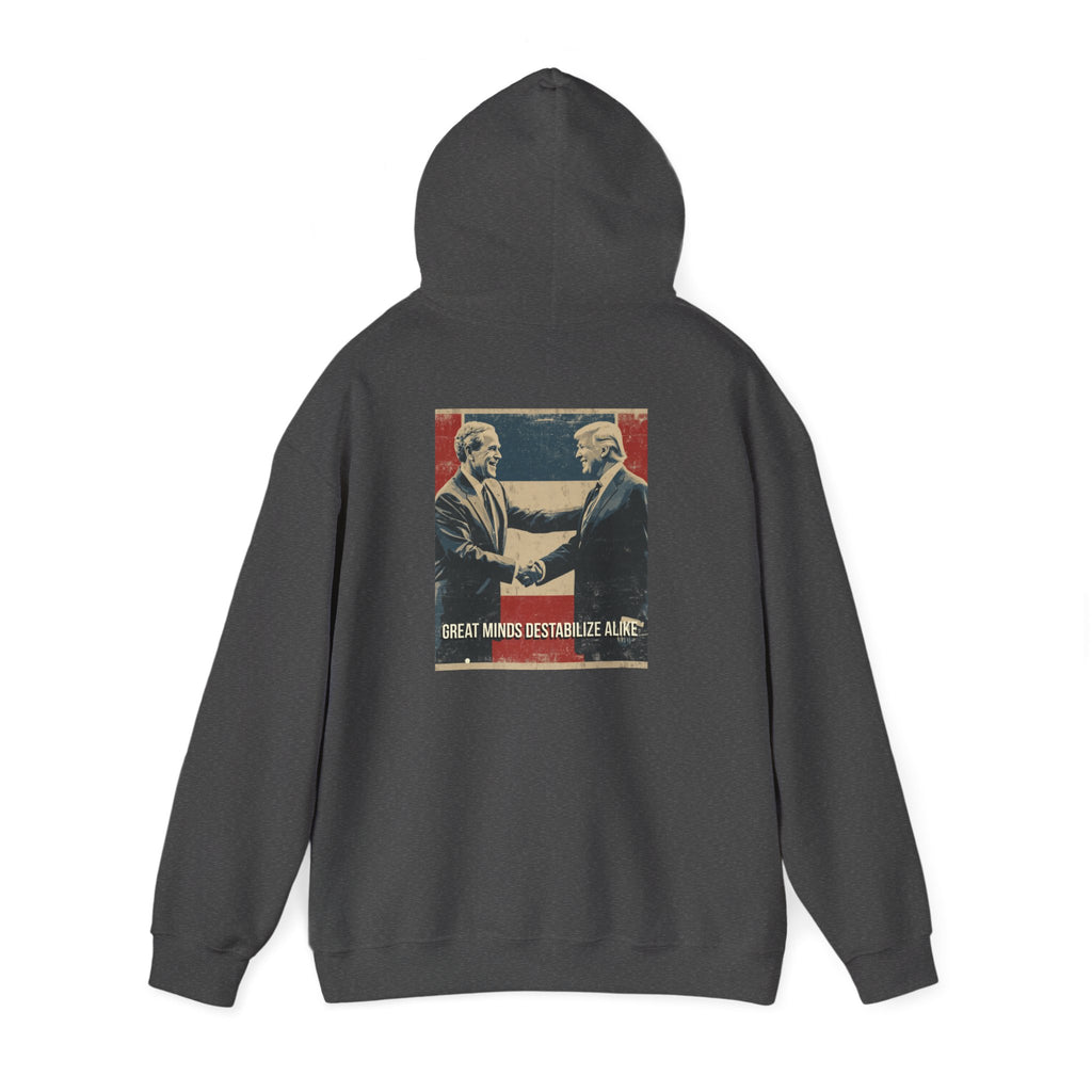 IRAQ-N hoodie with Bush/Trump on back