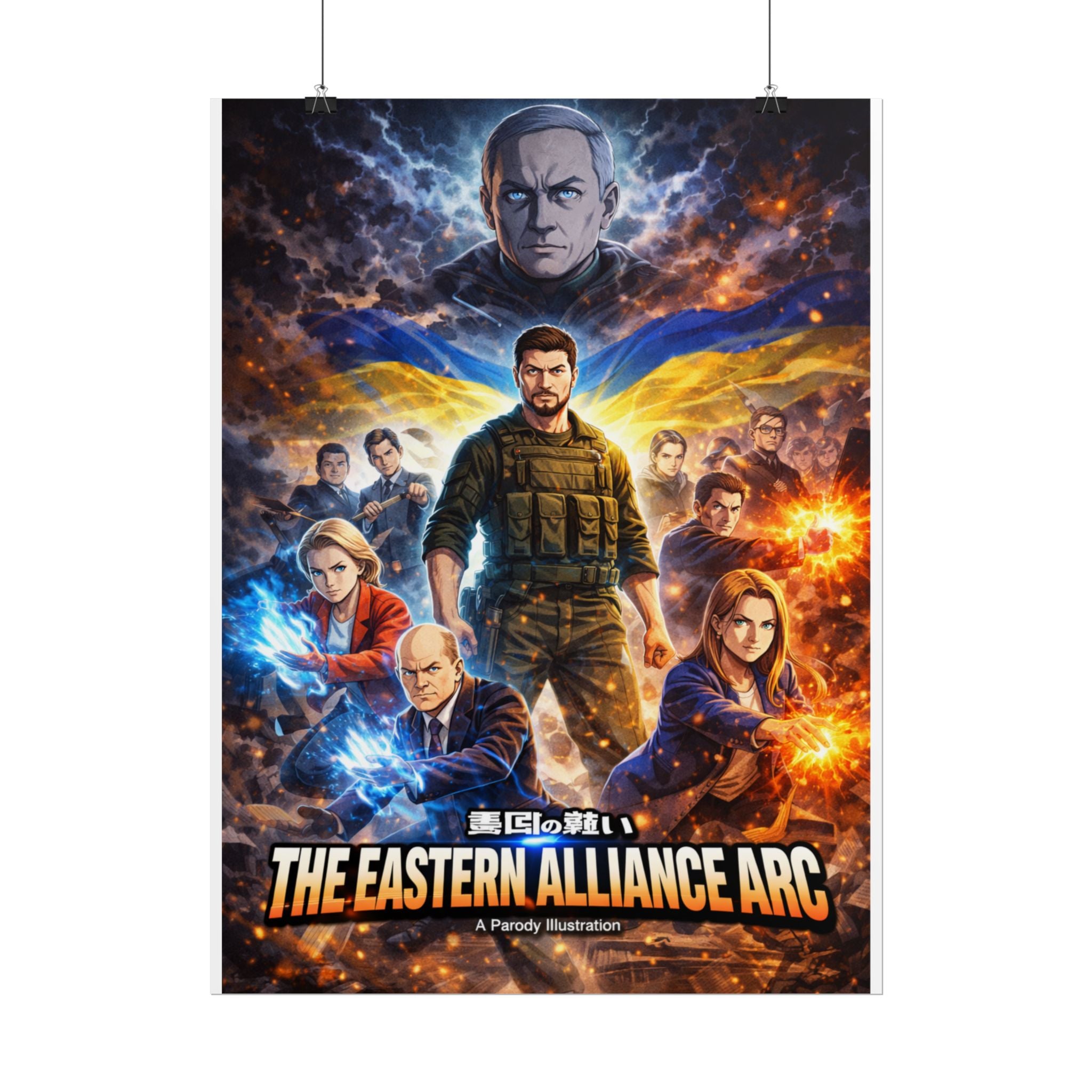 Ukraine War Anime Poster