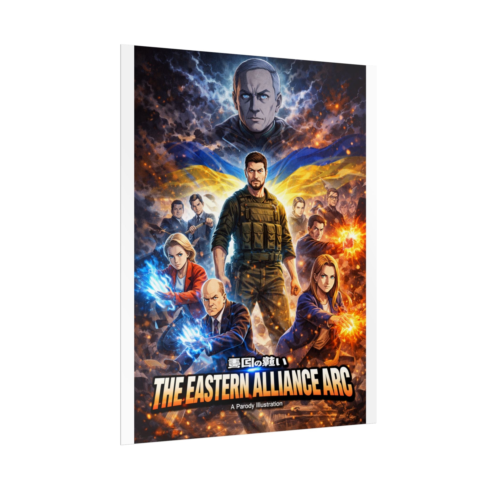 Ukraine War Anime Poster