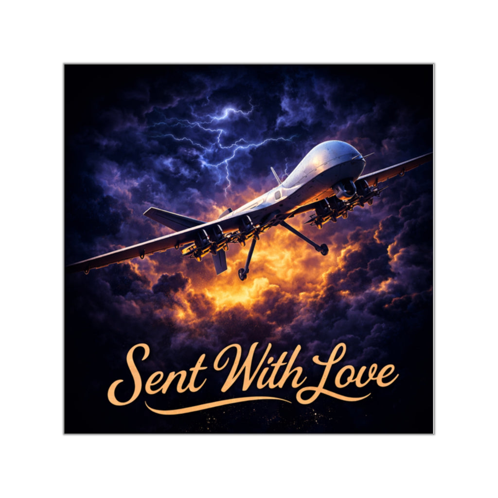 Sent With Love Sticker