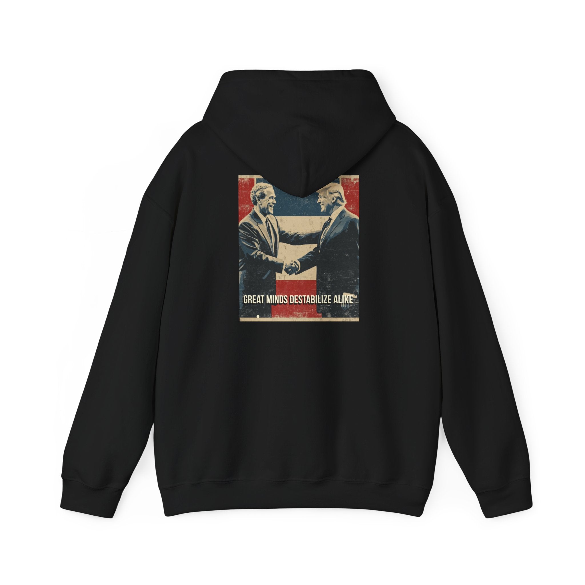 IRAQ-N hoodie with Bush/Trump on back