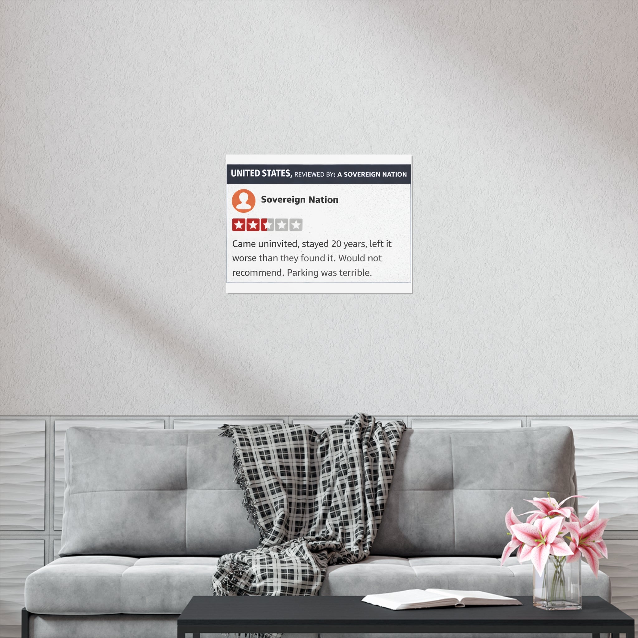 U.S Yelp Review Poster