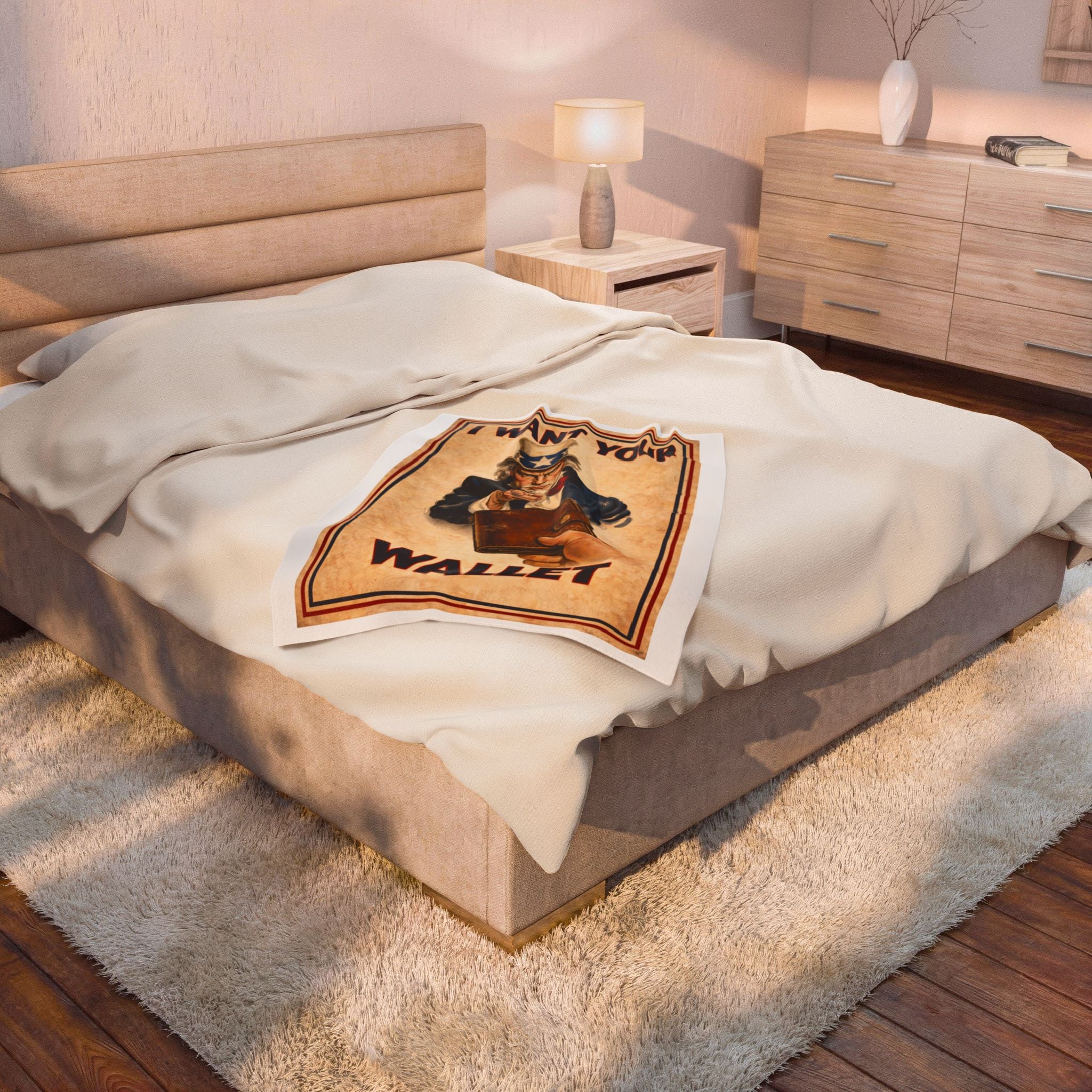 I Want Your Wallet Blanket