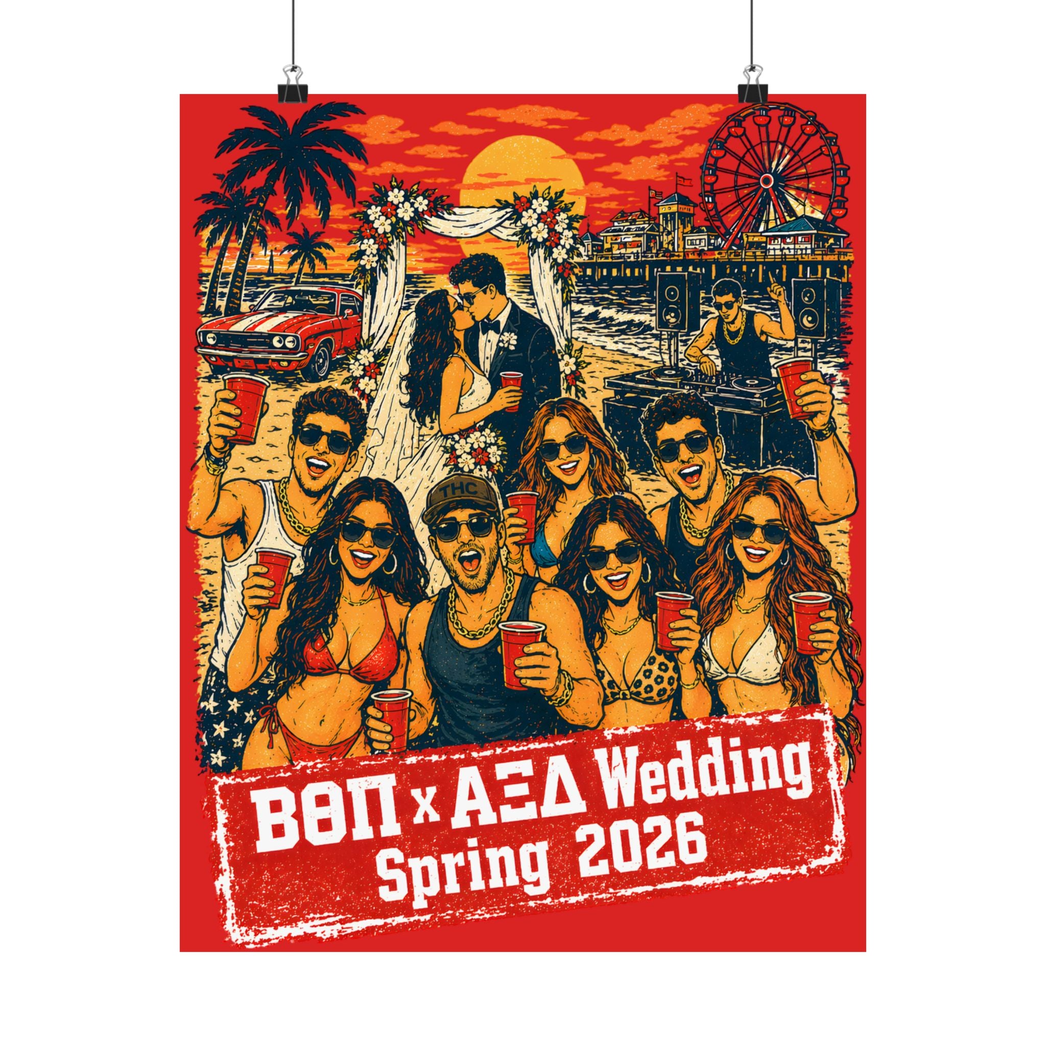 Beta X AXiD Wedding Poster
