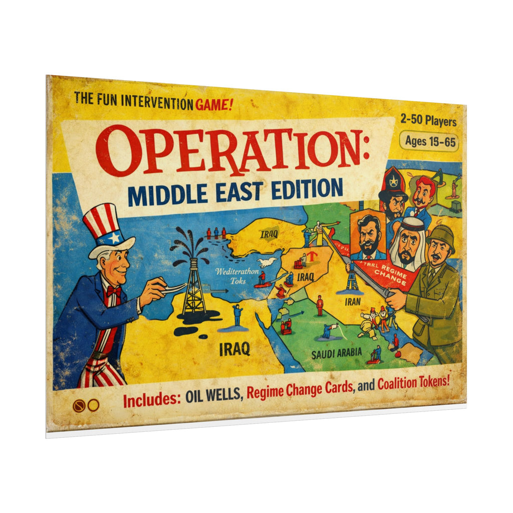 Operation: Middle East Edition Rolled Poster