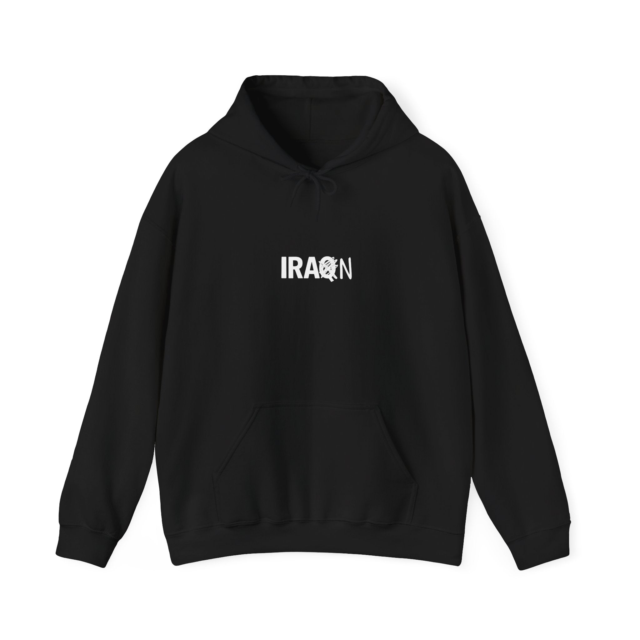 IRAQ-N hoodie with Bush/Trump on back