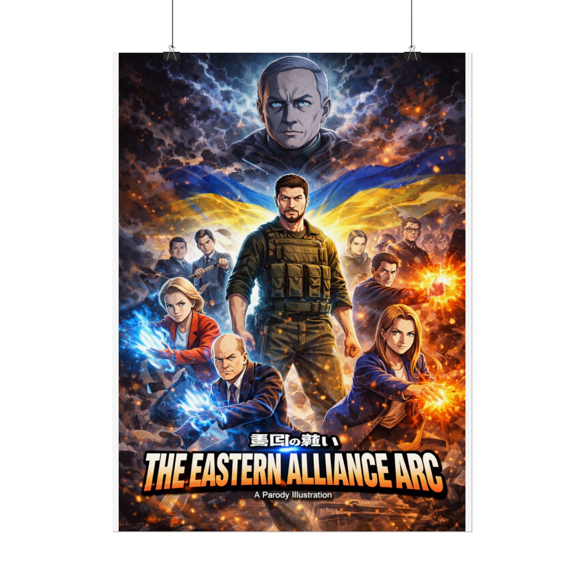 Ukraine War Anime Poster