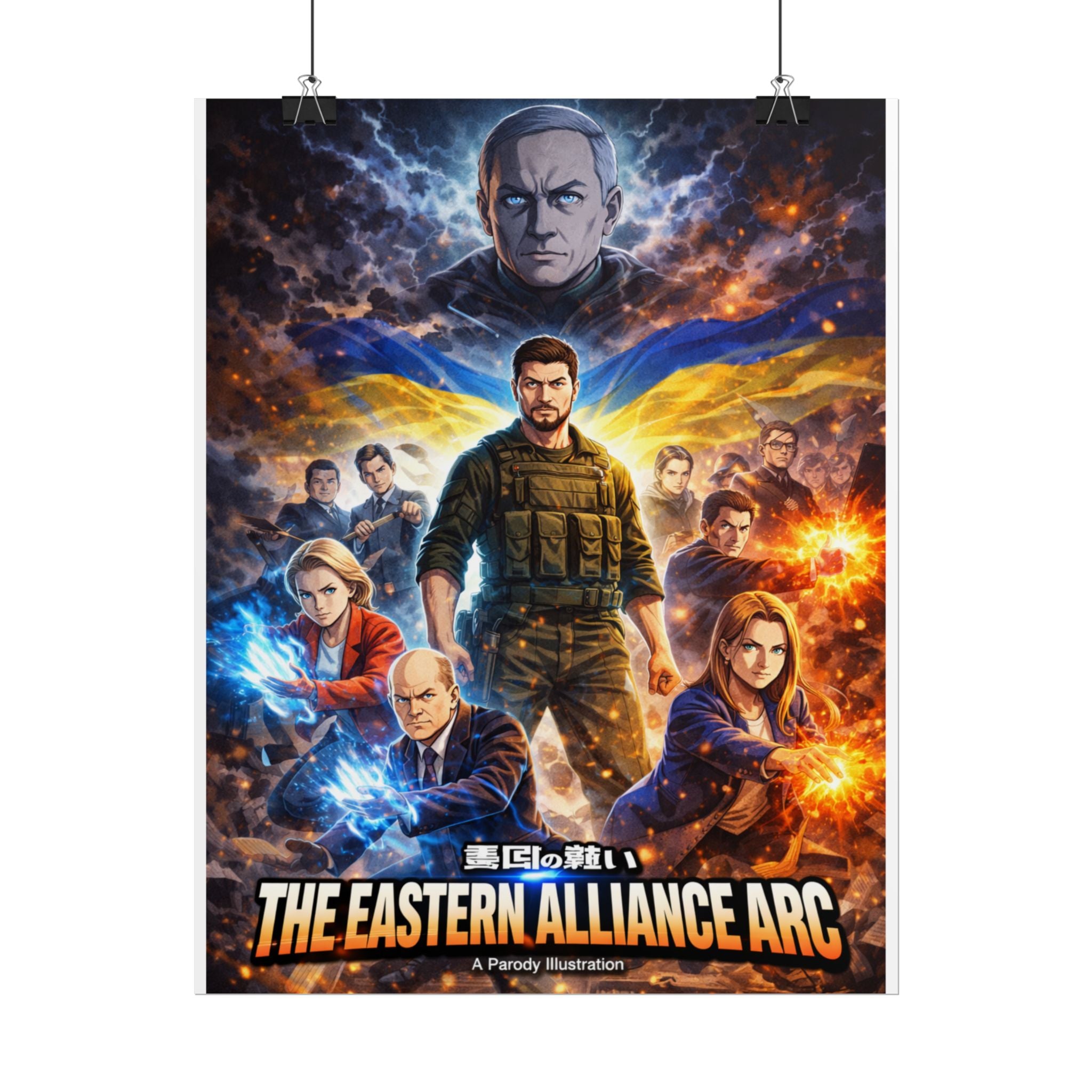 Ukraine War Anime Poster