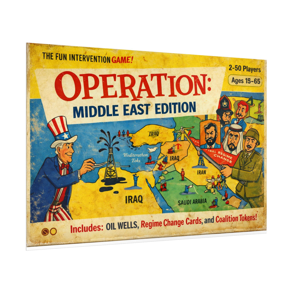 Operation: Middle East Edition Rolled Poster