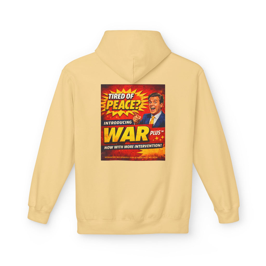 War Plus Vintage Propaganda Hoodie