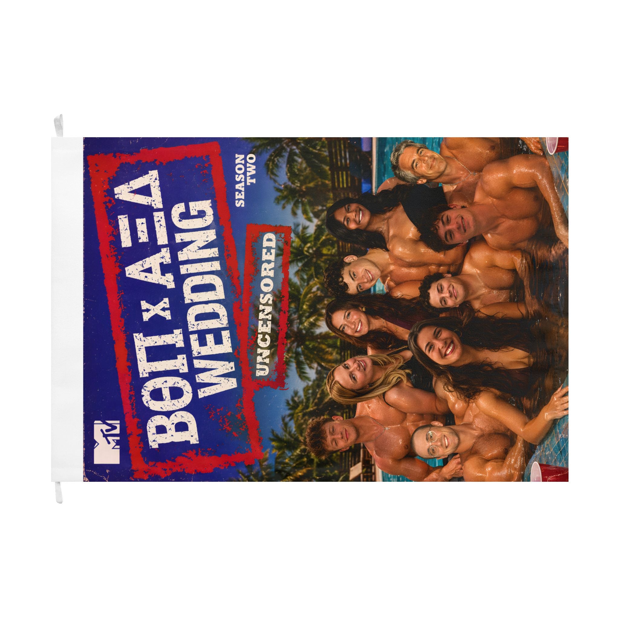 Beta X AXD Wedding Flag