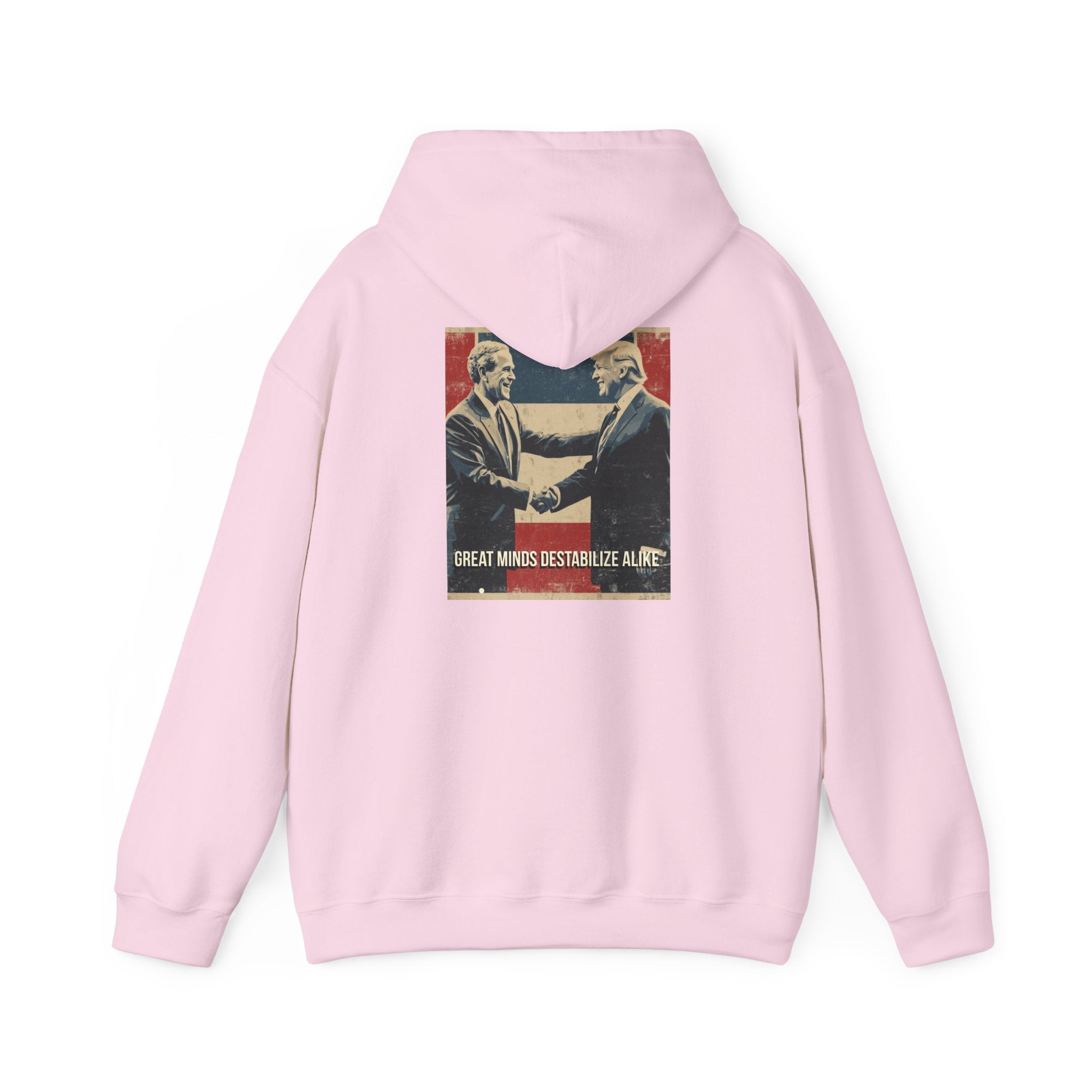 IRAQ-N hoodie with Bush/Trump on back