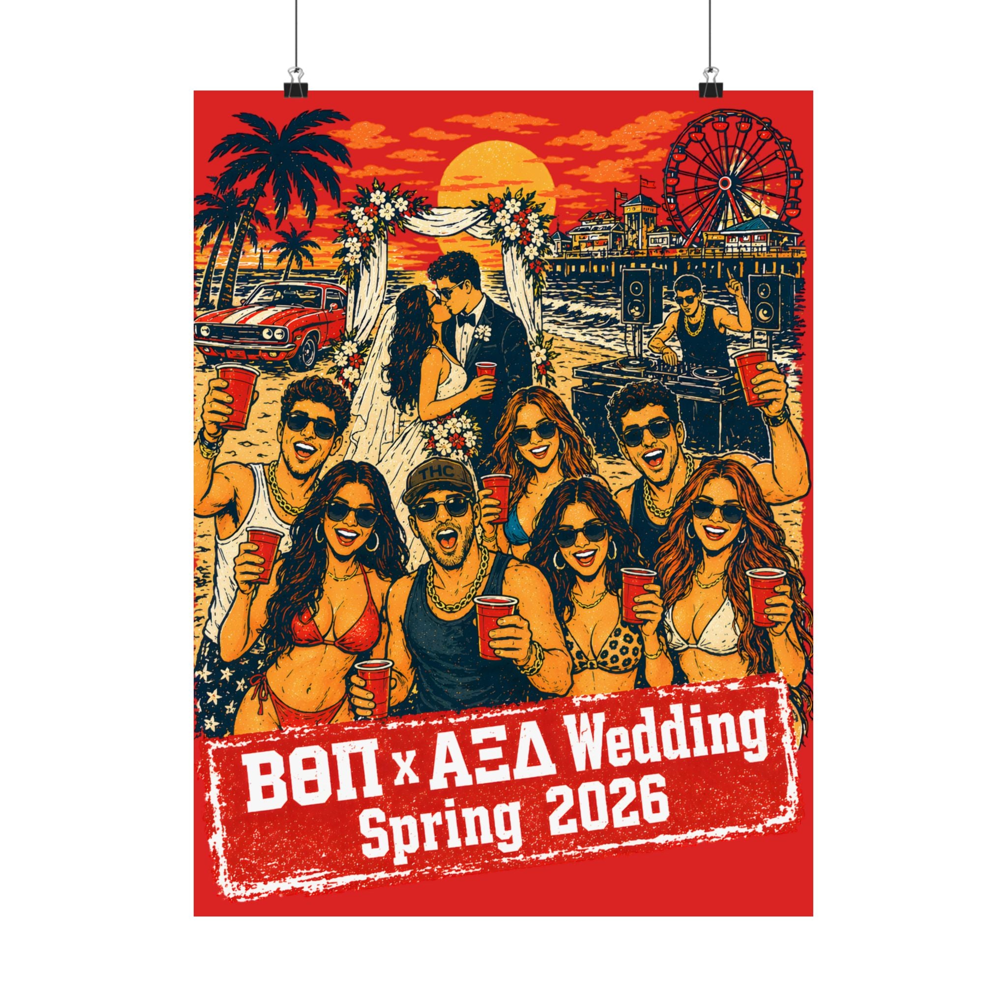 Beta X AXiD Wedding Poster
