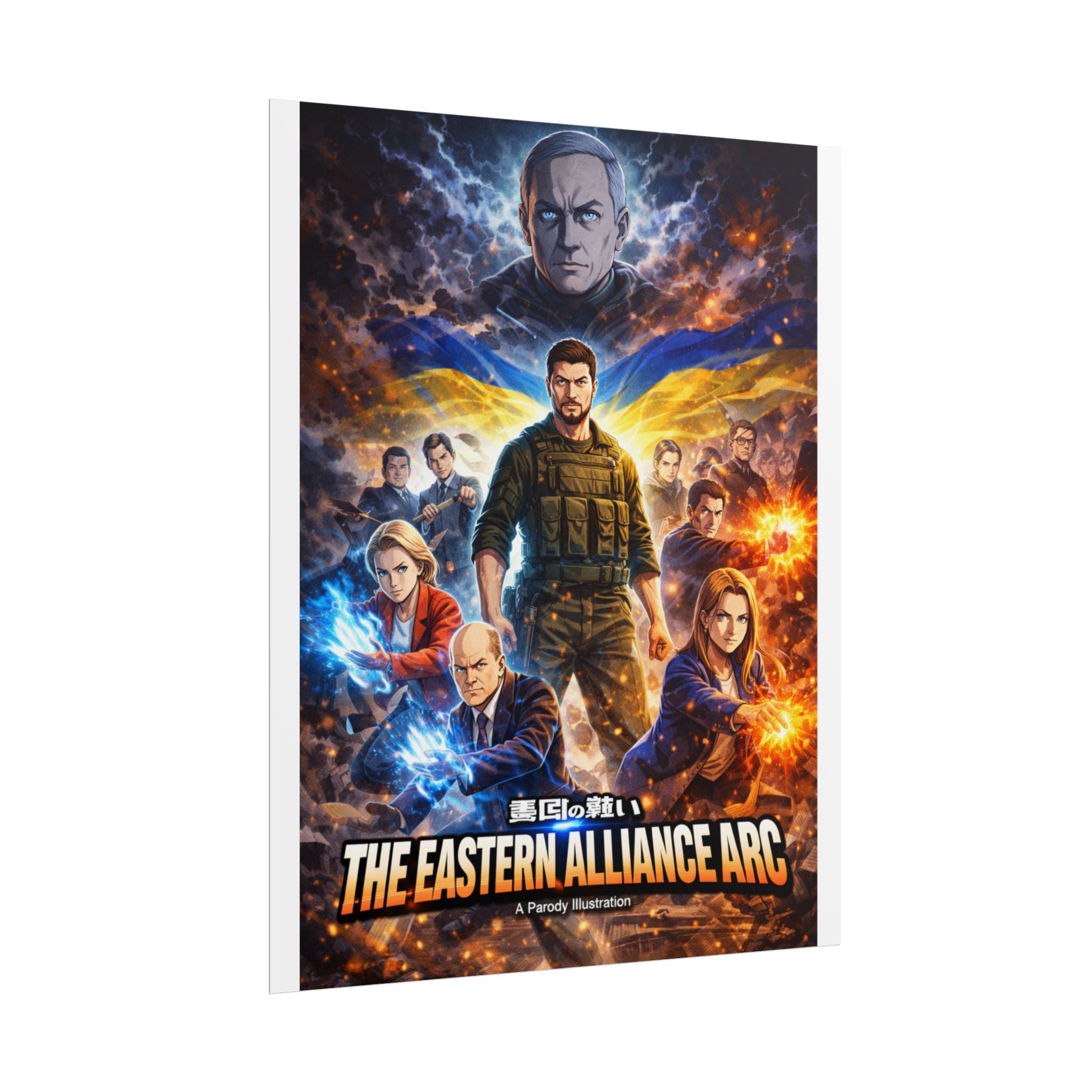 Ukraine War Anime Poster