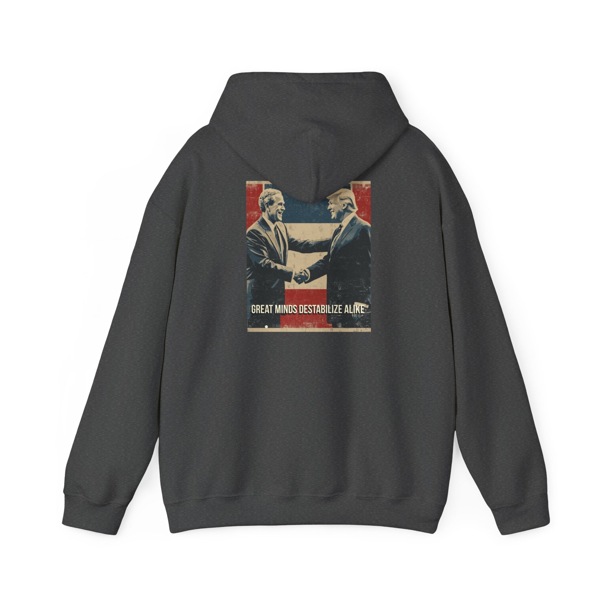 IRAQ-N hoodie with Bush/Trump on back
