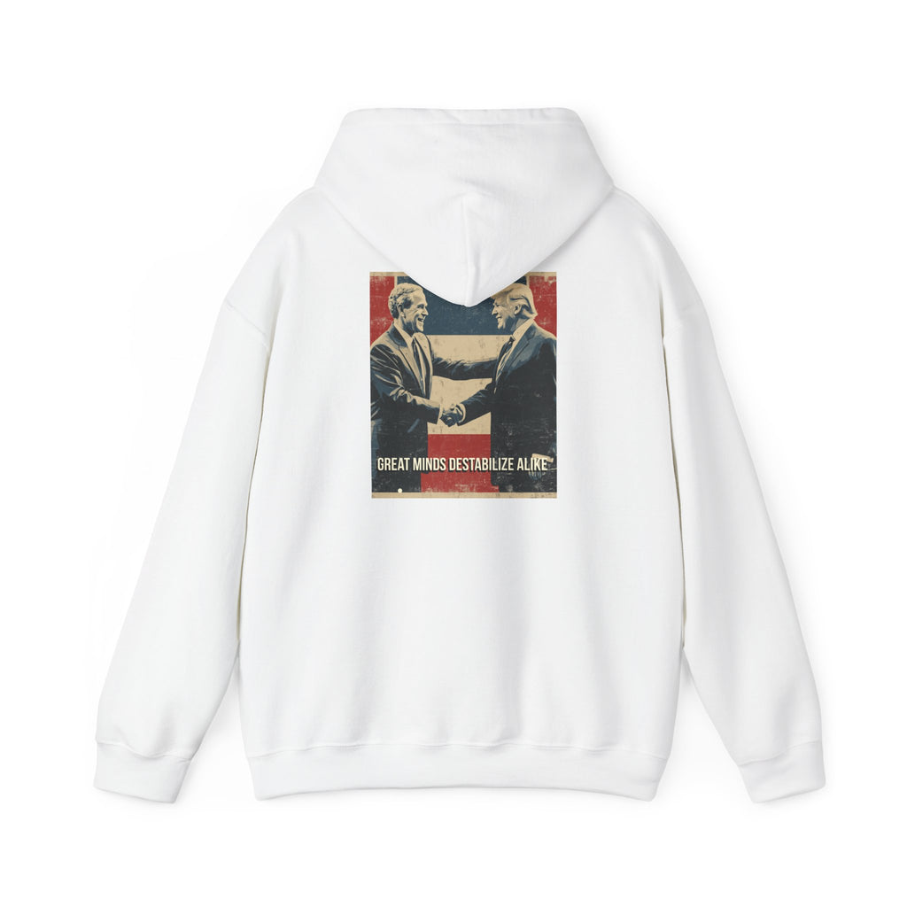 IRAQ-N hoodie with Bush/Trump on back