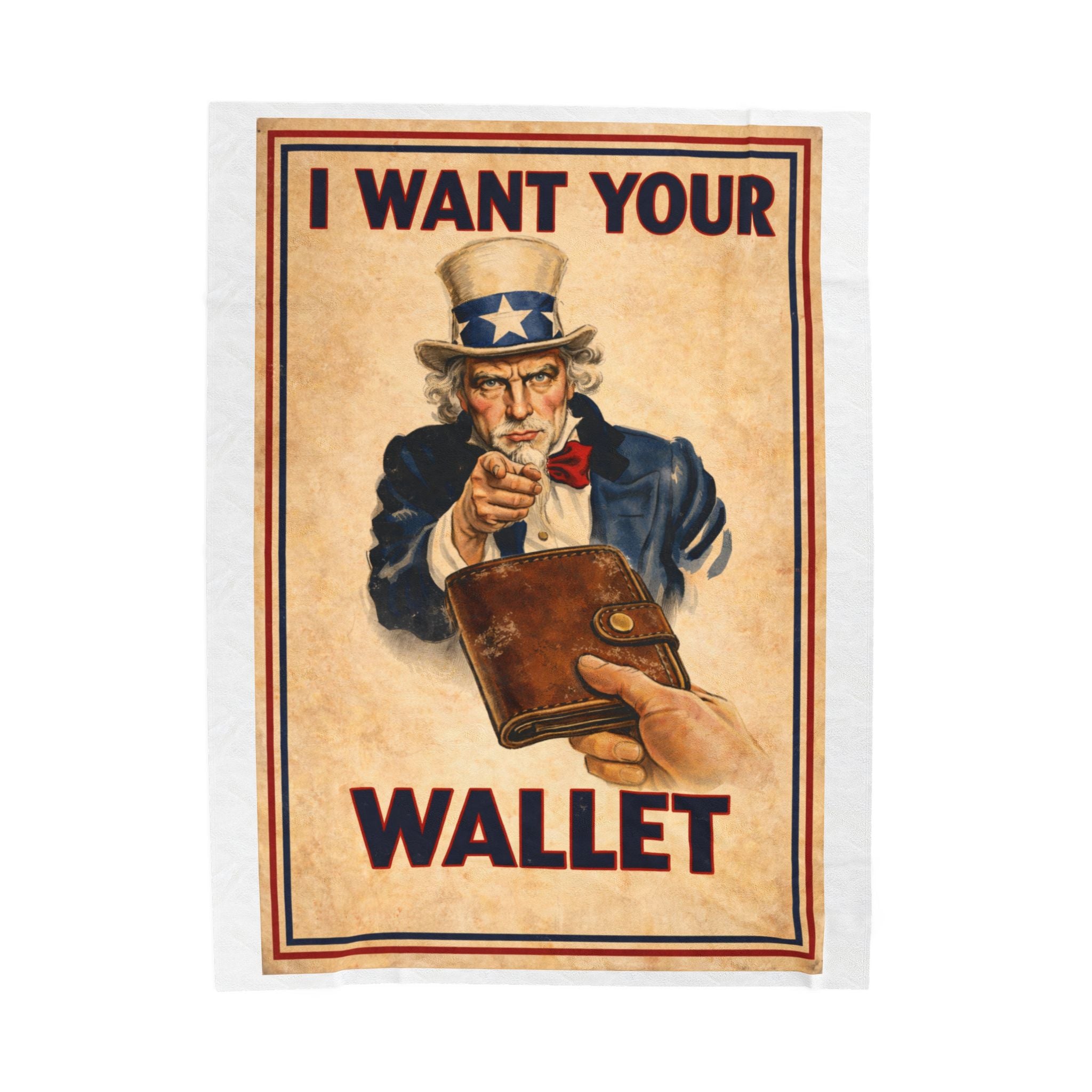 I Want Your Wallet Blanket