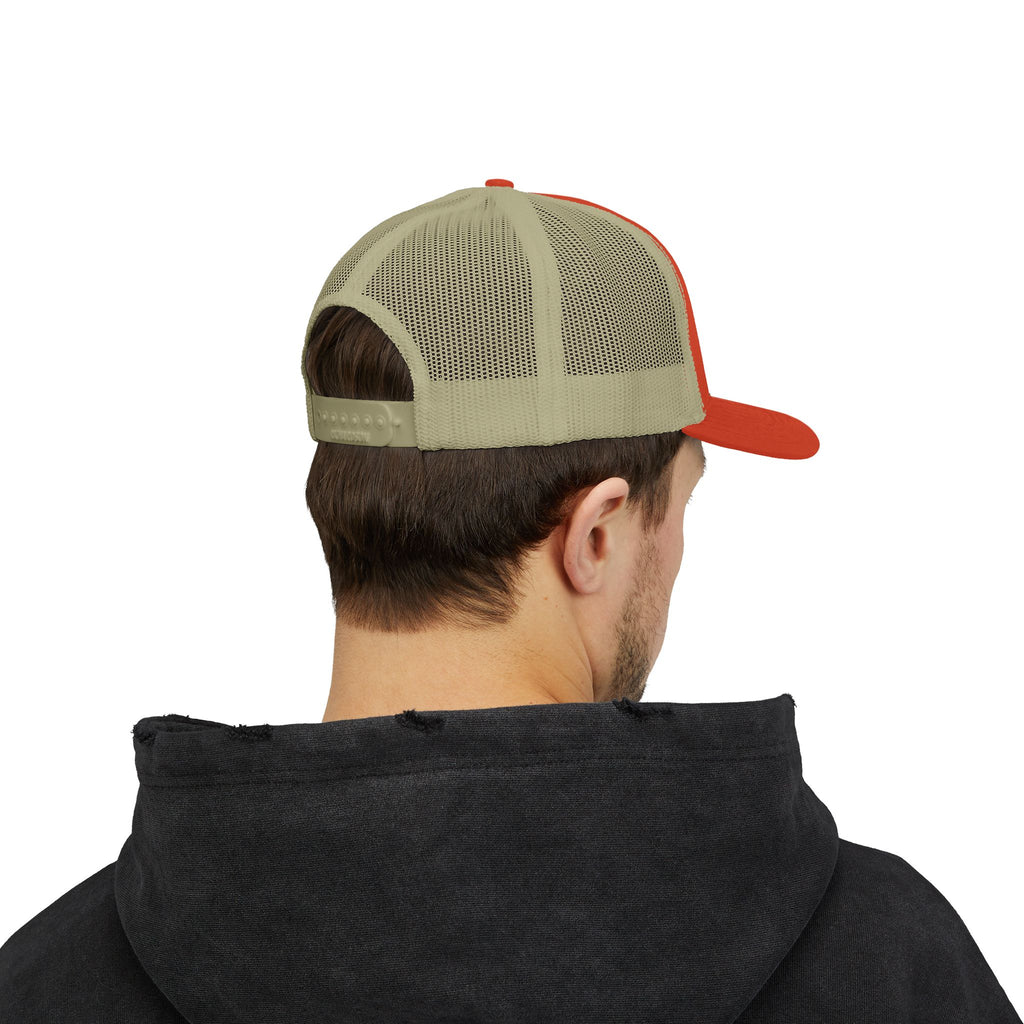Iraq Distressed Logo Trucker Cap