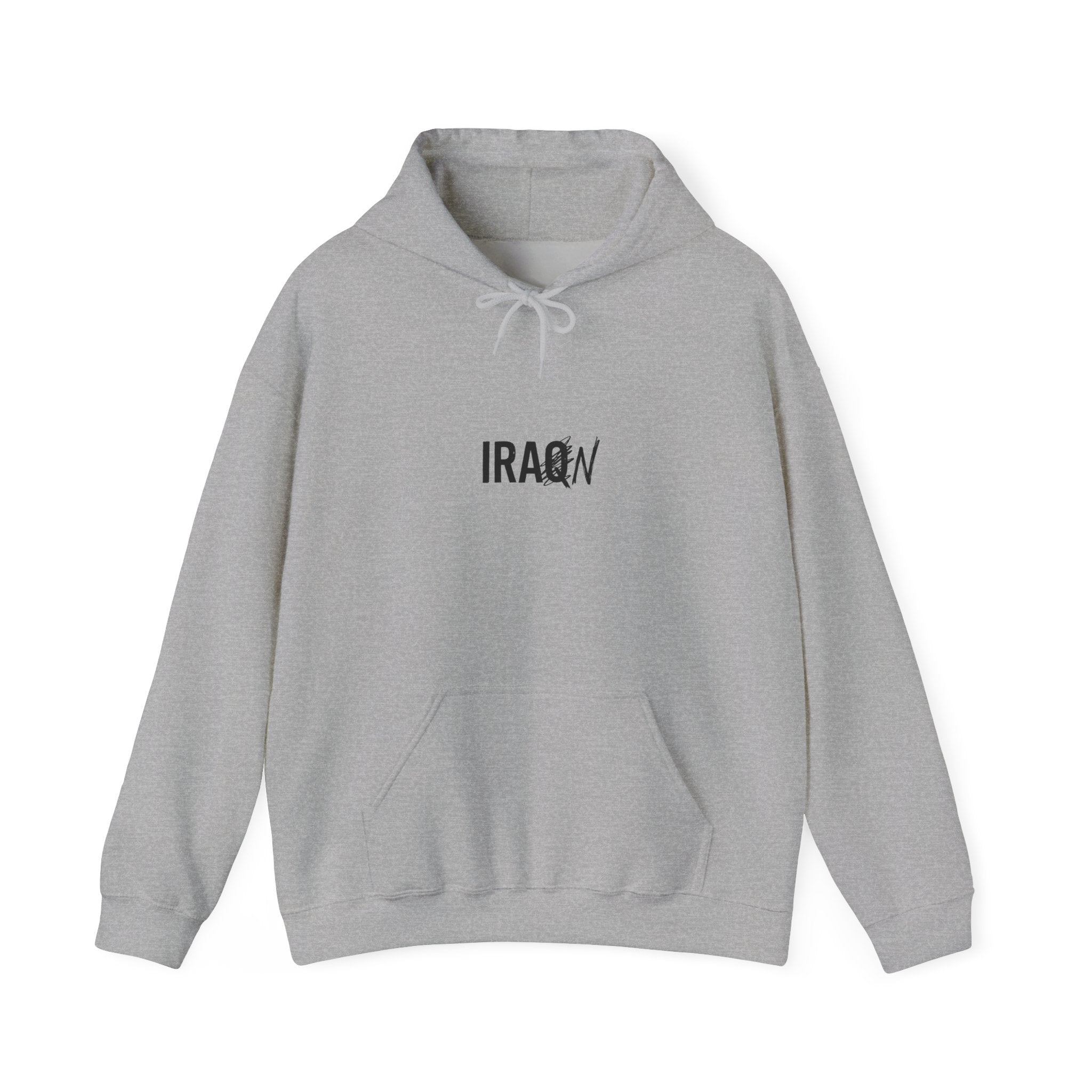 IRAQ-N hoodie with Bush/Trump on back