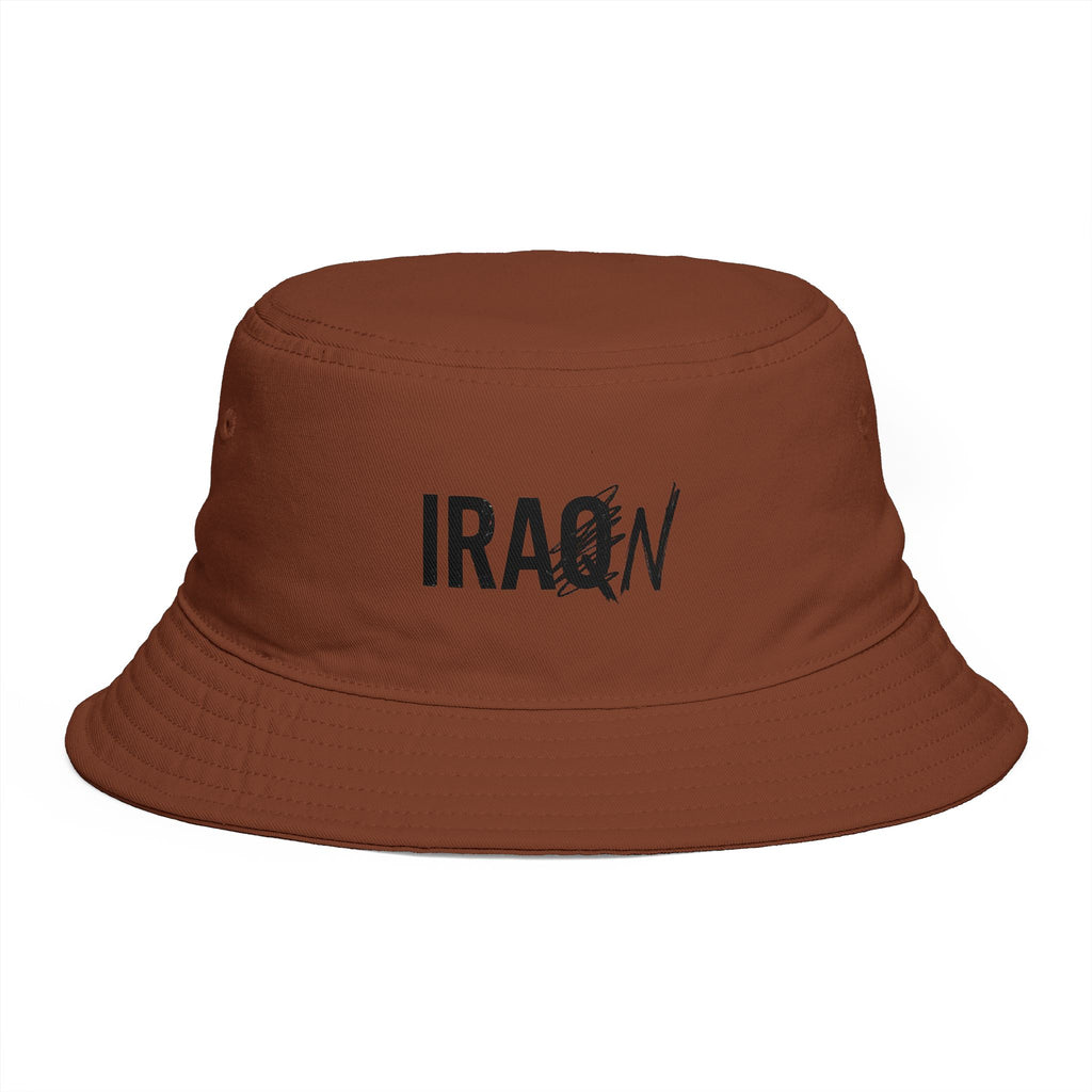 Iraq Distressed Logo Bucket Hat