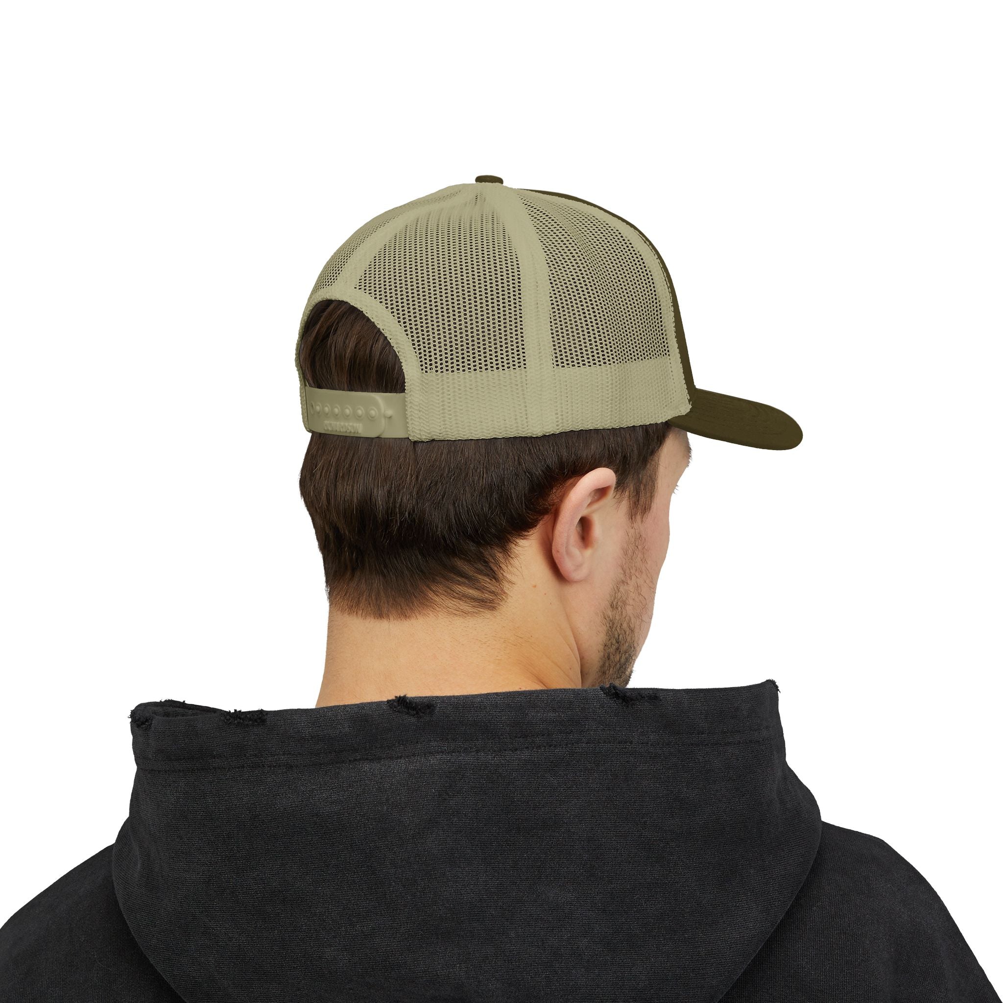 Iraq Distressed Logo Trucker Cap