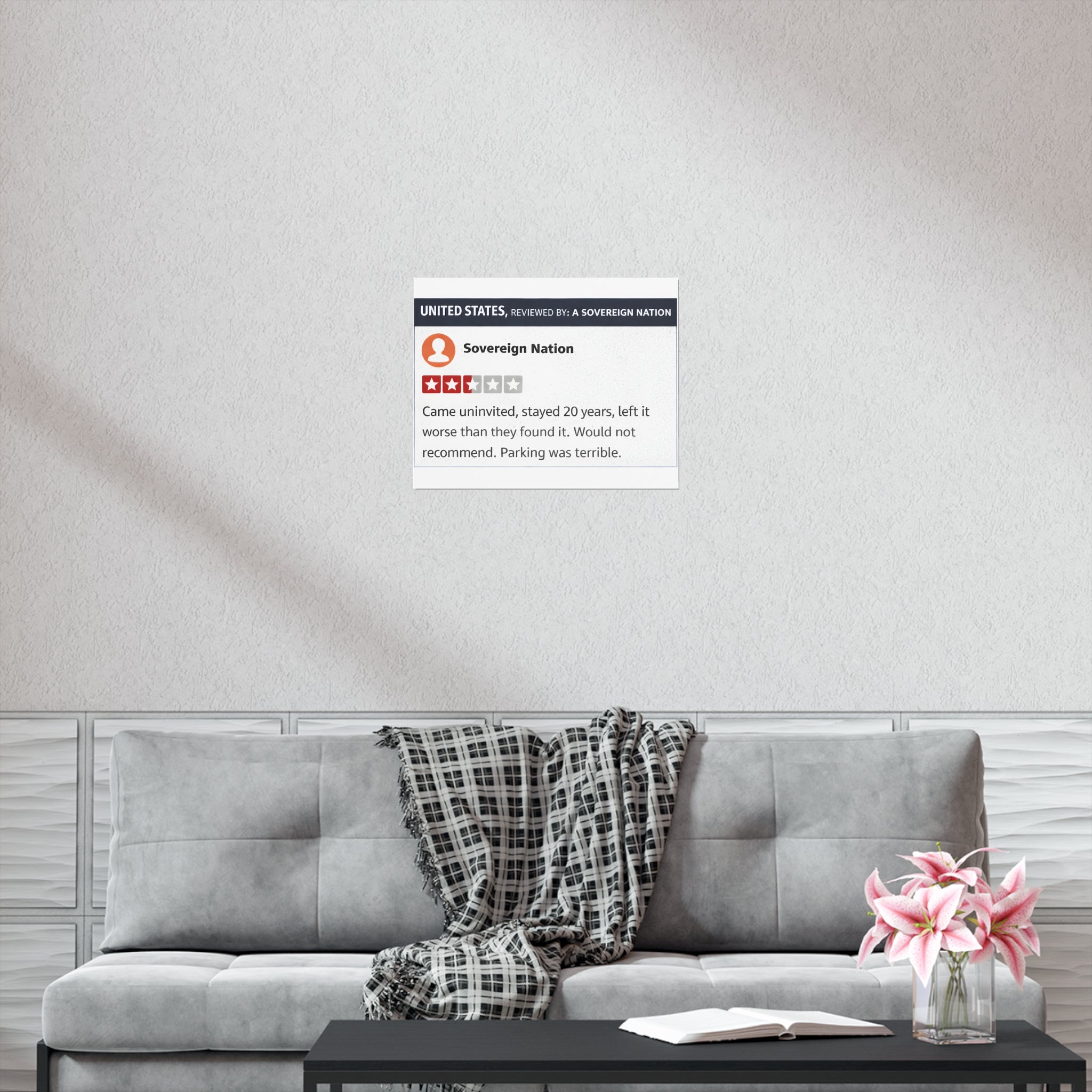 U.S Yelp Review Poster