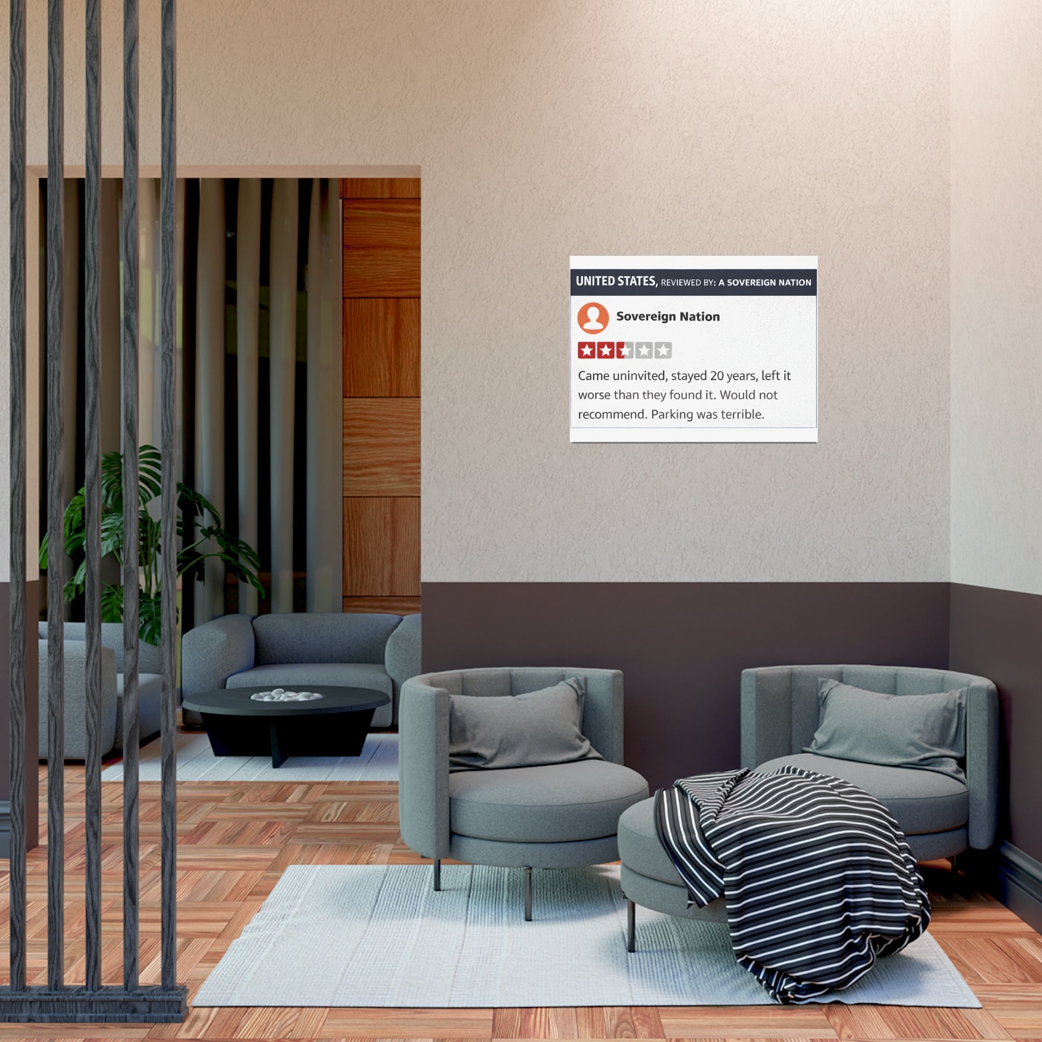 U.S Yelp Review Poster
