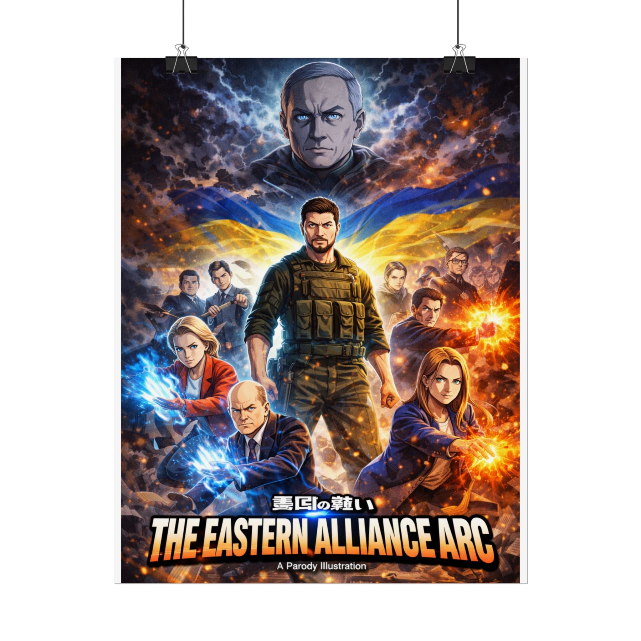 Ukraine War Anime Poster