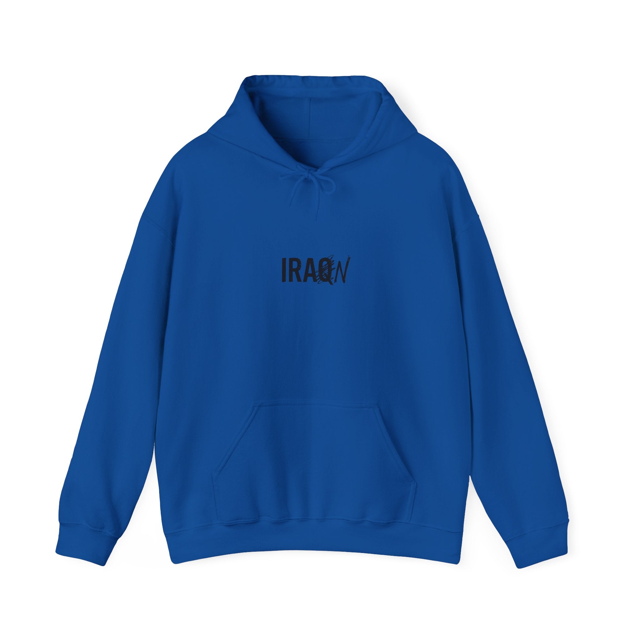 IRAQ-N hoodie with Bush/Trump on back