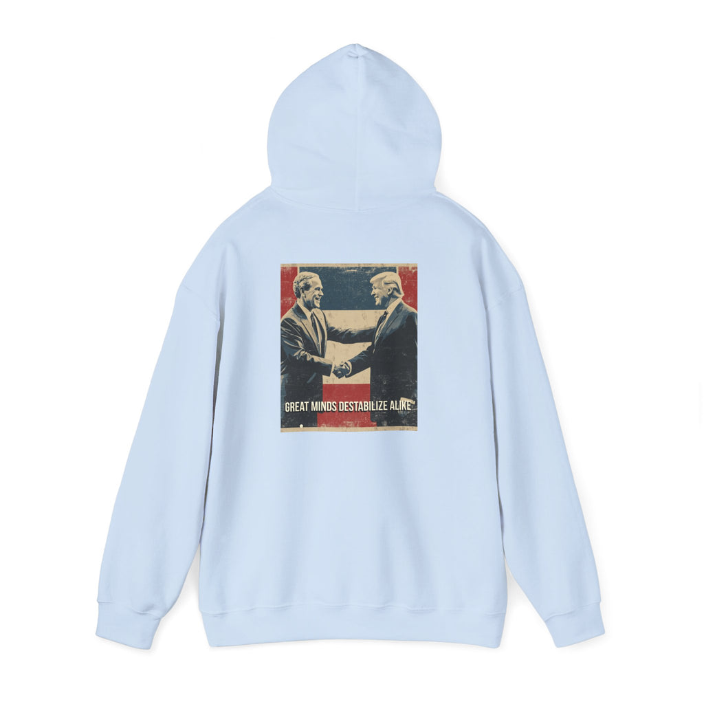 IRAQ-N hoodie with Bush/Trump on back