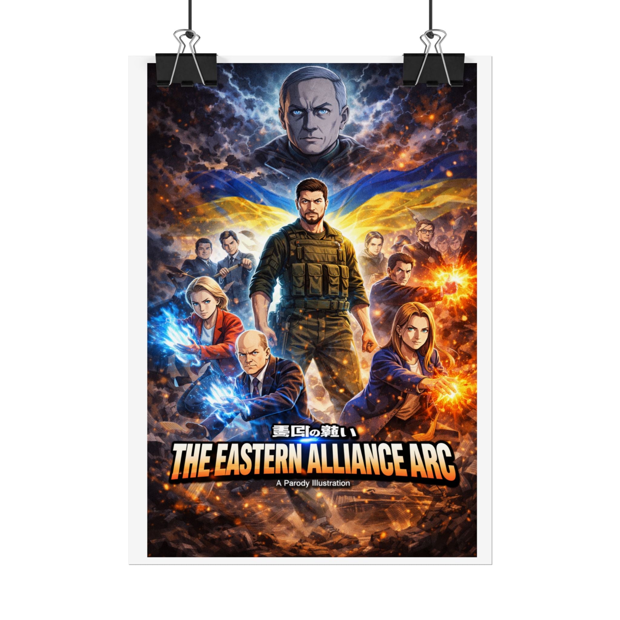 Ukraine War Anime Poster