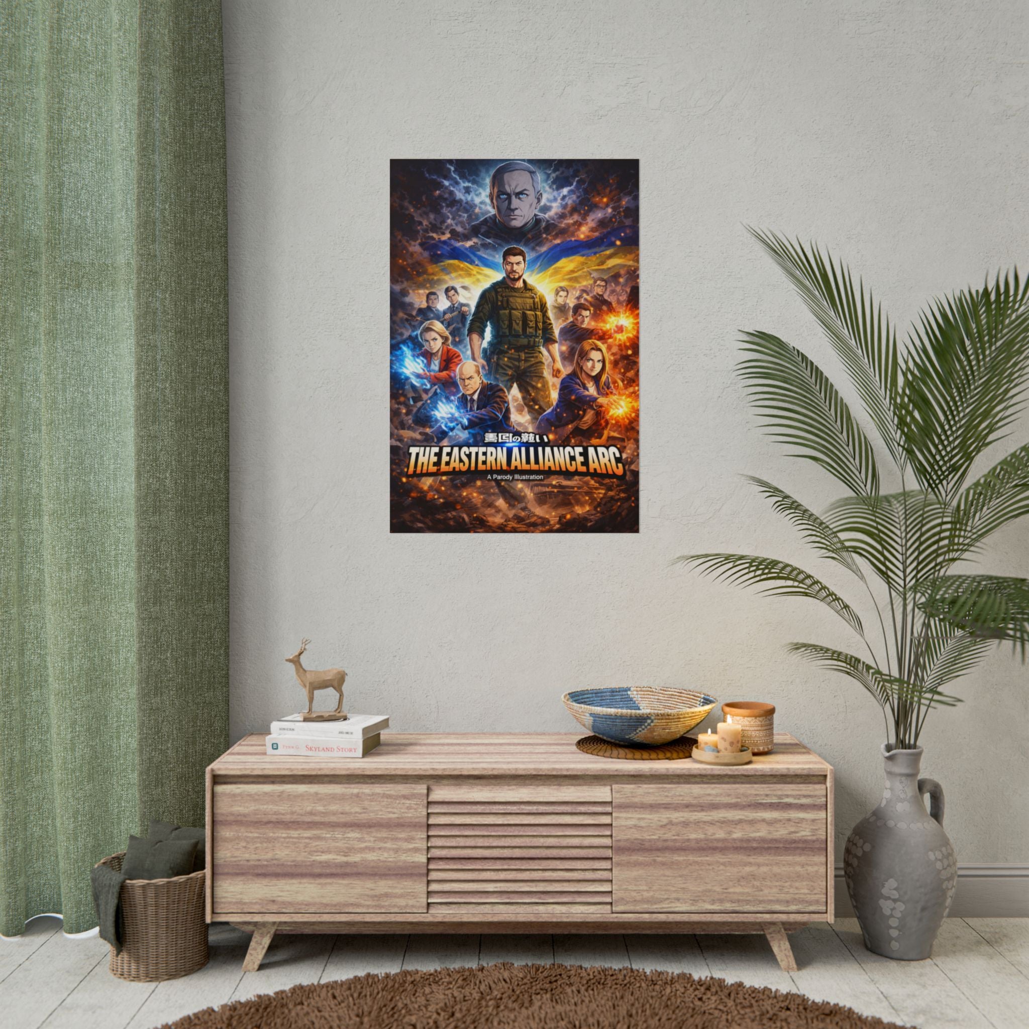 Ukraine War Anime Poster