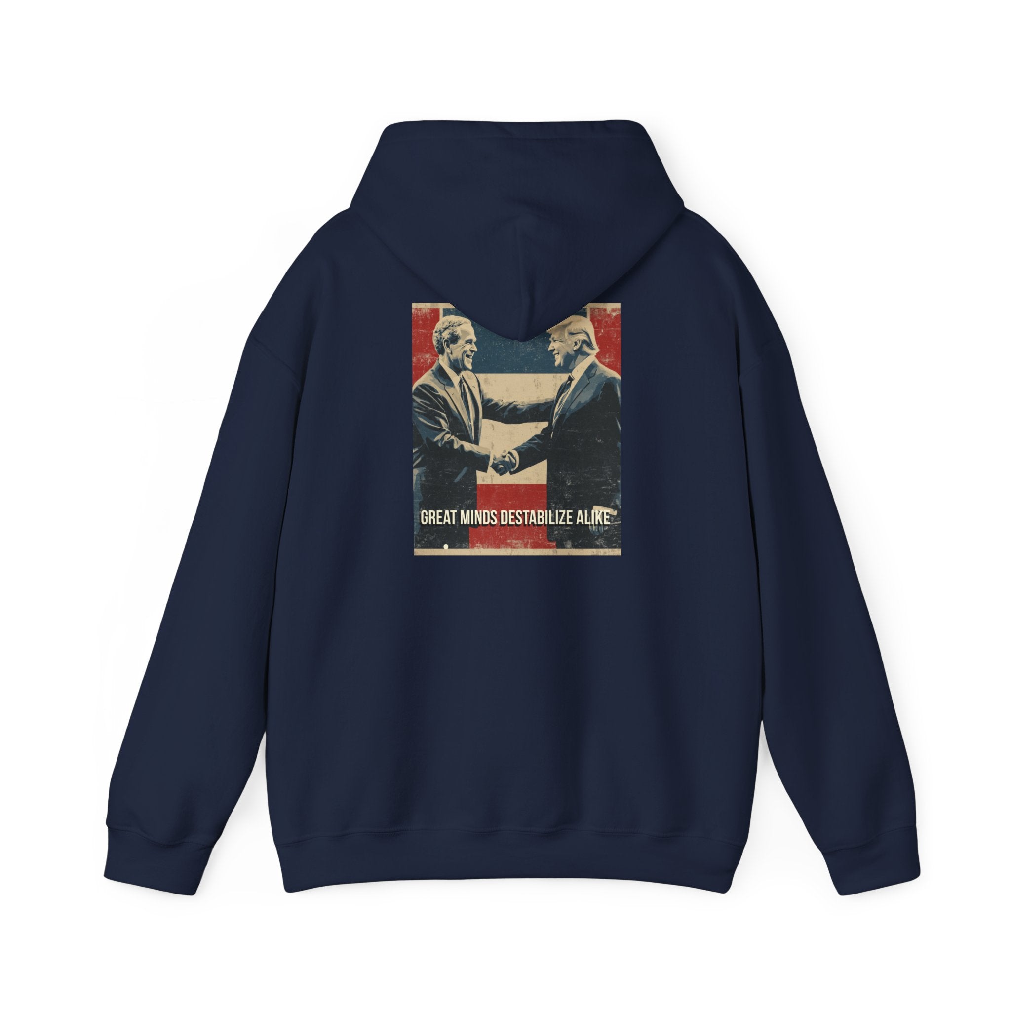 IRAQ-N hoodie with Bush/Trump on back