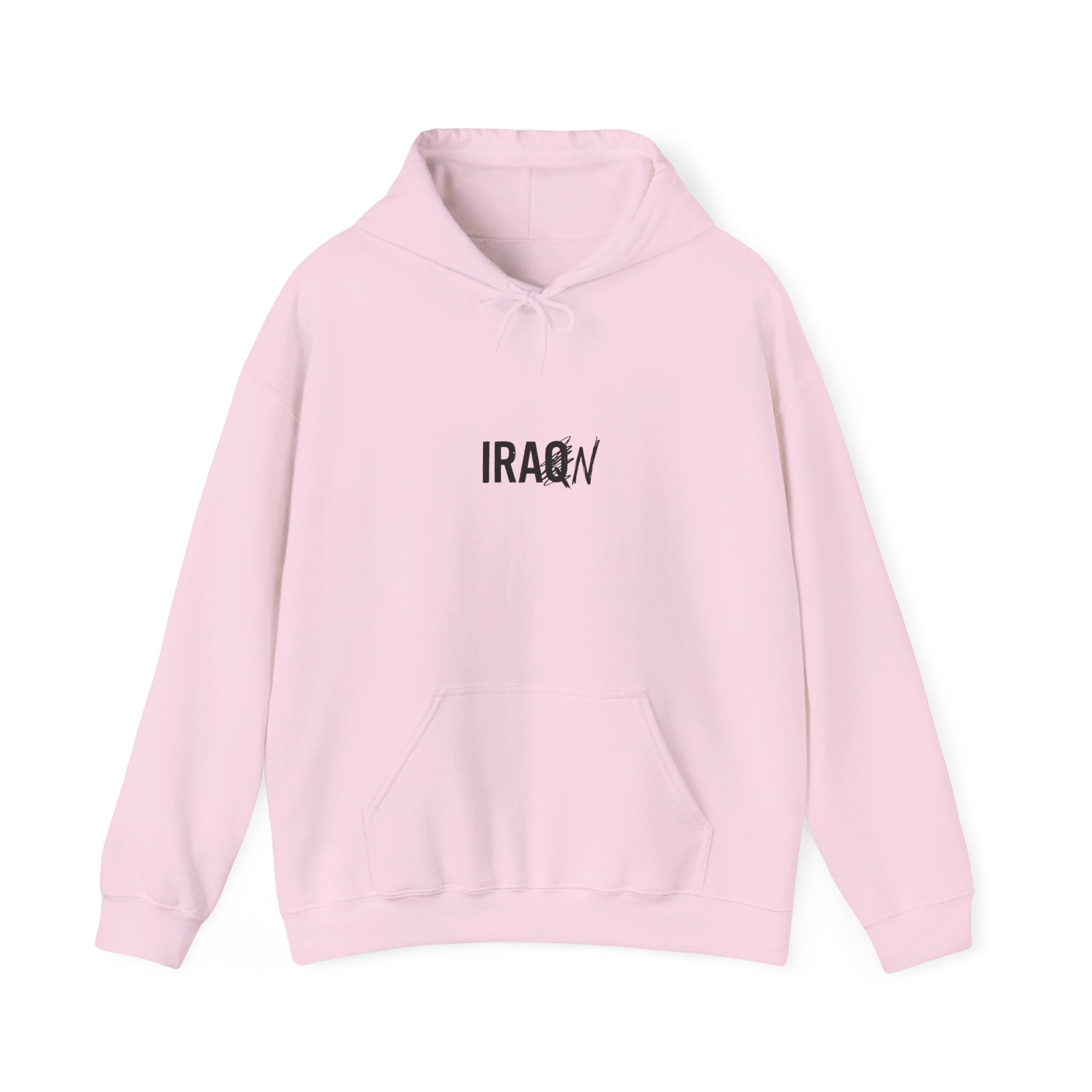 IRAQ-N hoodie with Bush/Trump on back