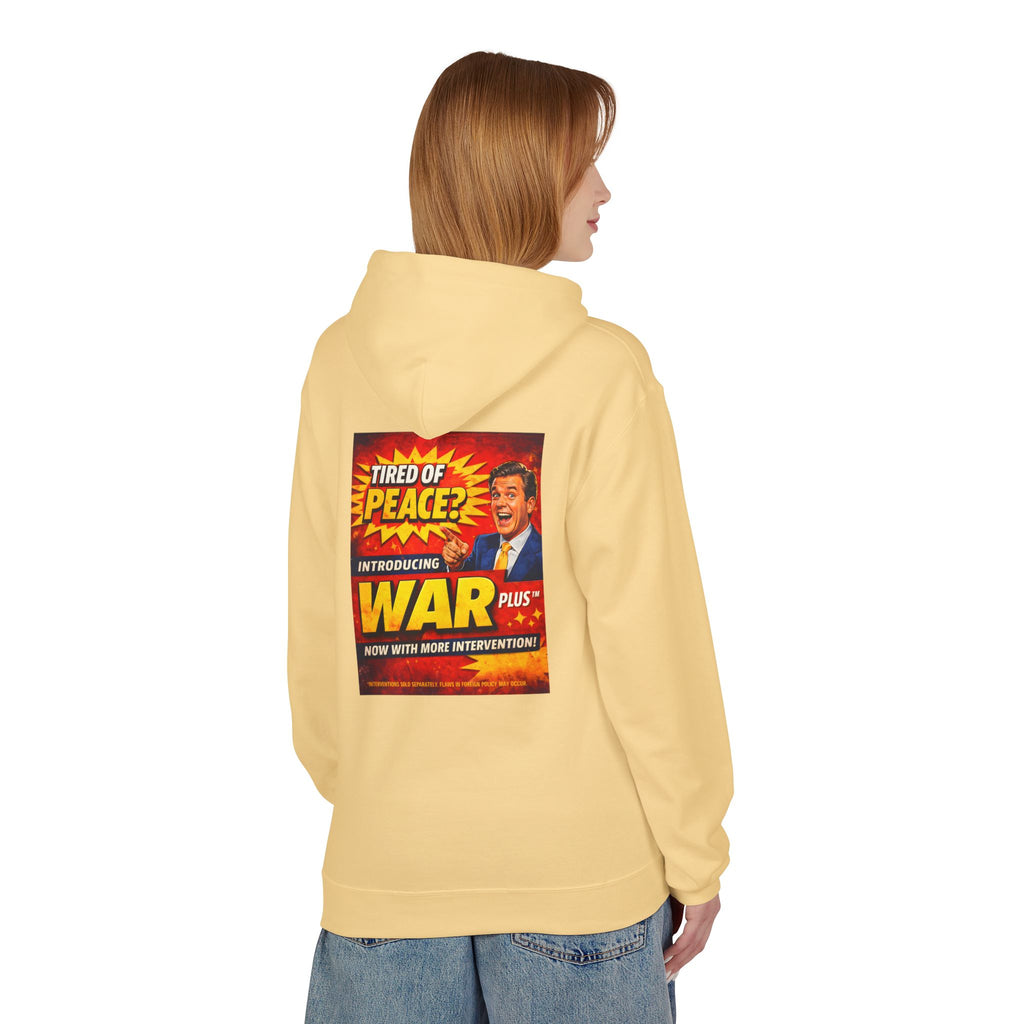 War Plus Vintage Propaganda Hoodie